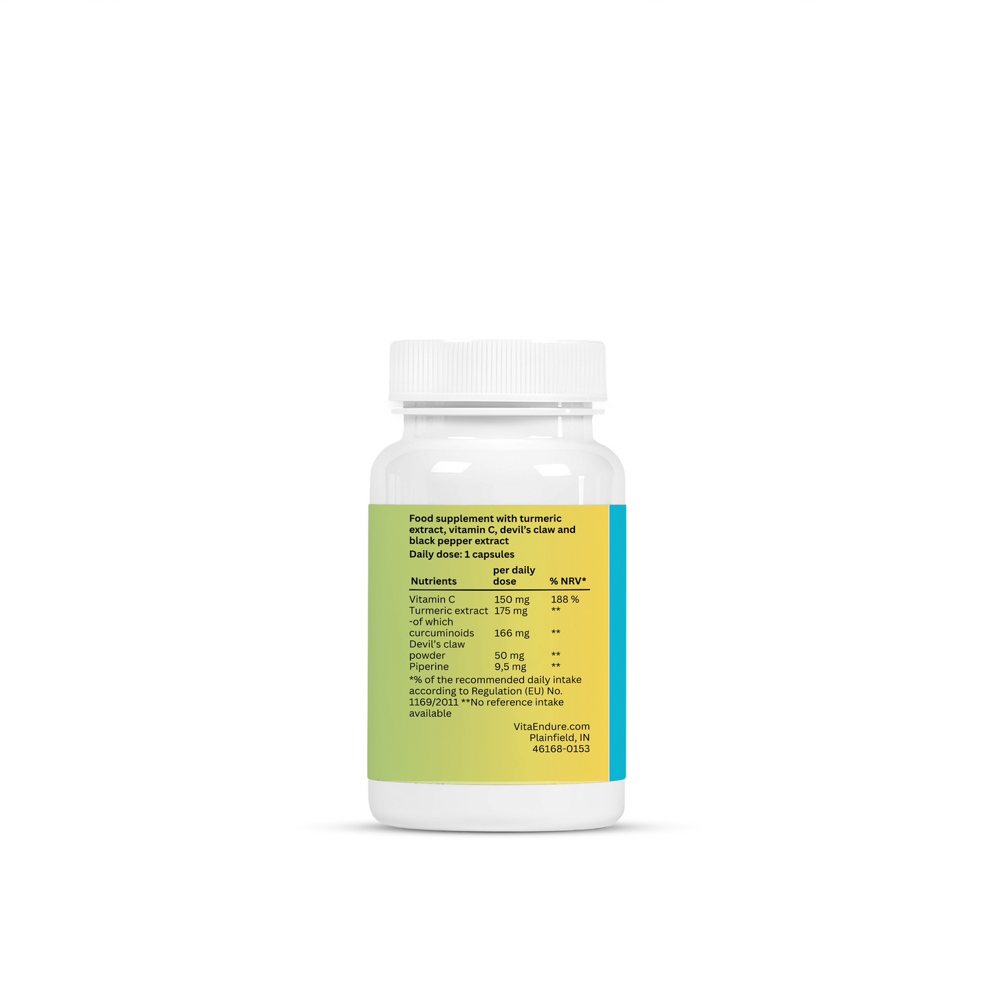 Turmeric + Black Pepper - 60 Capsules
