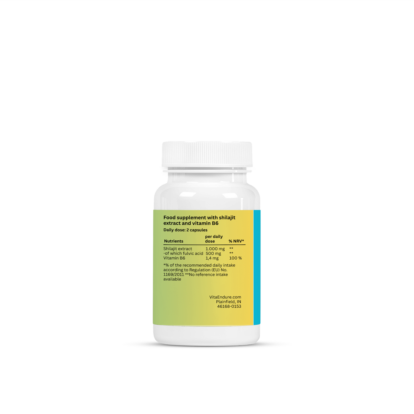 Shilajit + Vitamin B6 - 60 Capsules
