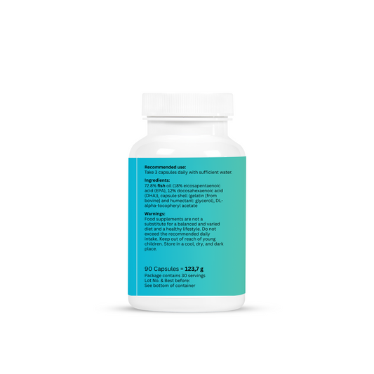 Omega-3 + Vitamin E – 90 Capsules