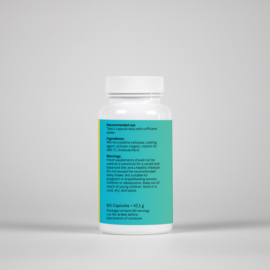 Vitamin D3 + K2 – 90 Capsules