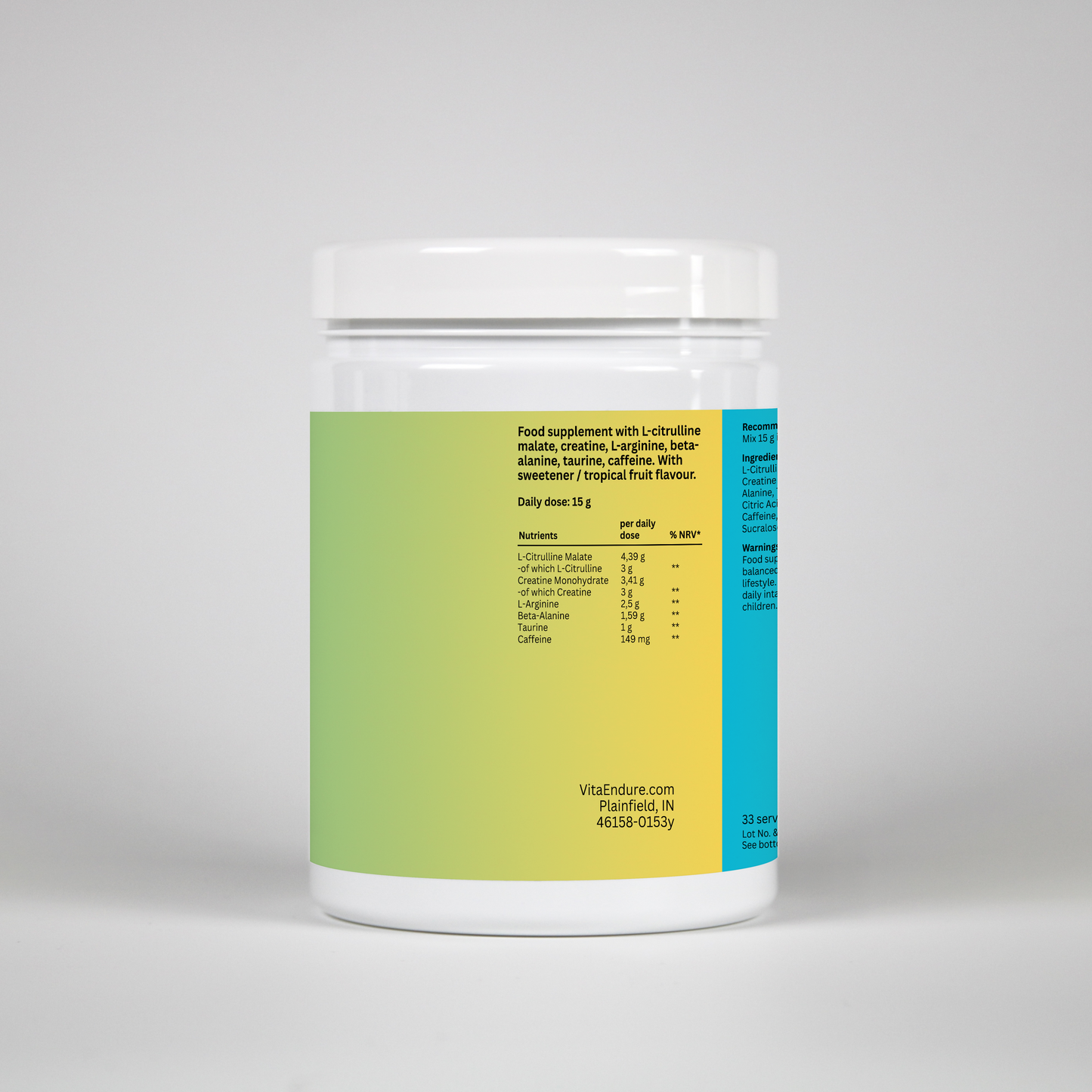 Pre-Workout Booster Tropical - 500g