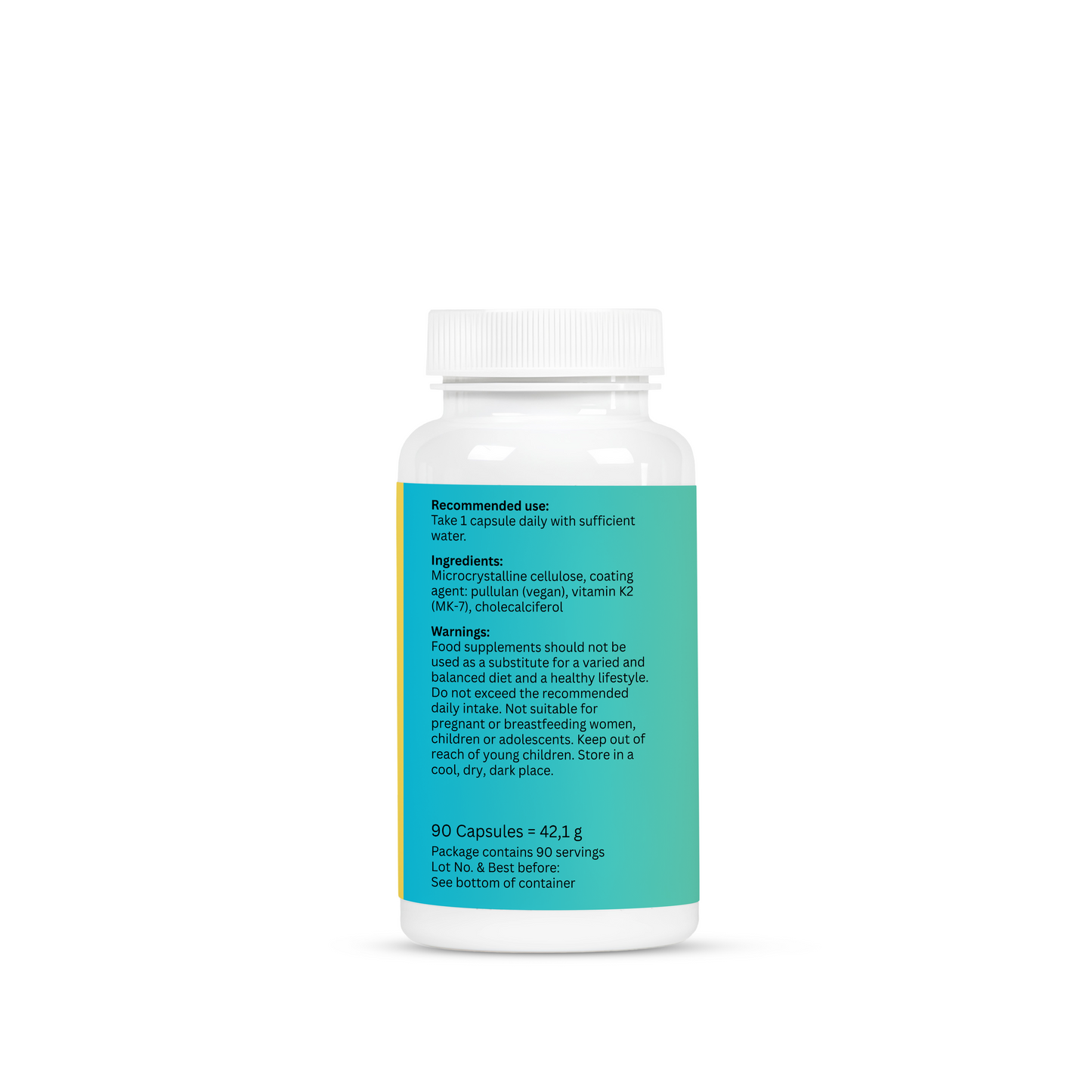 Vitamin D3 + K2 – 90 Capsules
